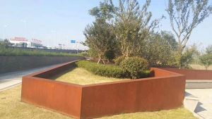 成都耐候钢挡土墙